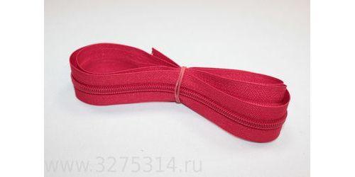 Молния метраж спираль тип.7 Красная (упаковка 10 метров). Артикул 0-5