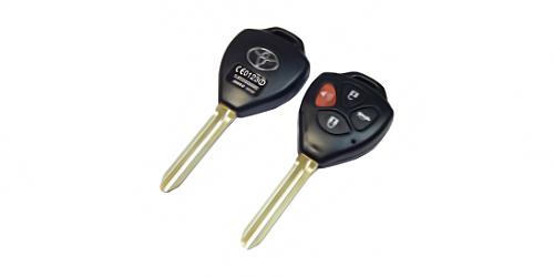 TOYOTA TOYO15P TOY43 корпус ключа 3+1 кнопки