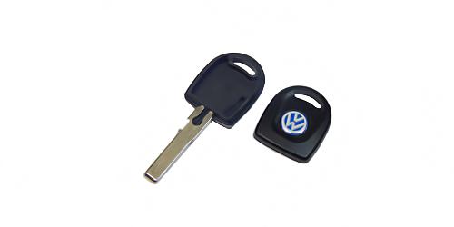 Volkswagen Audi  HU66P заготовка ключа с местом под чип авто