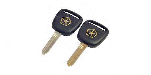 CHRYSLER  KEY логот. зол